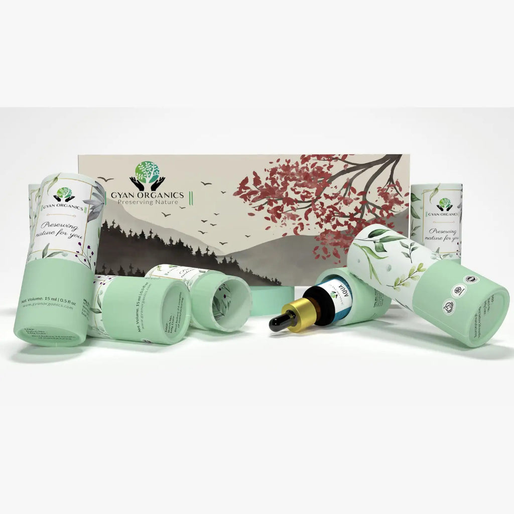 Aroma Diffuser Oil Combo Set Sandalwood | Lilly | Lemongrass | Aqua| Oudh | Fruity Peach | Aroma Oil Fragrance for Home Room Office & Washrooms (6 x 15 ml)
